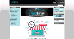 Desktop Screenshot of midlineortho.com